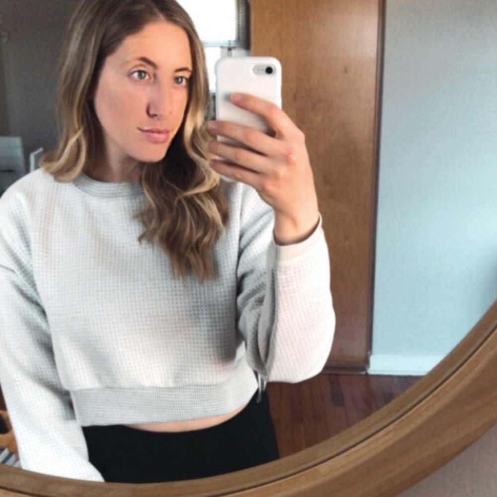 Nike cropped sweatshirt